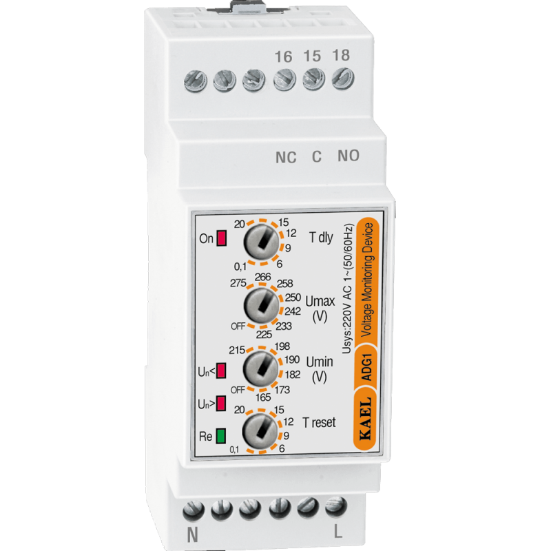 ADG37DIN Over & Under Voltage Protection Relay